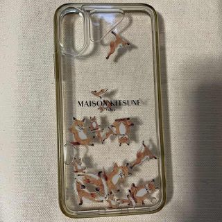 メゾンキツネ(MAISON KITSUNE')のメゾンキツネ　iPhoneXケース(iPhoneケース)