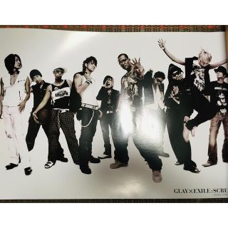 GLAY×EXILE  SCREAM 非売品ポスター(ミュージシャン)