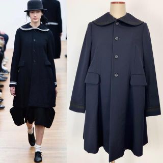 COMMECOMME des GARCONS セーラーカラーコート