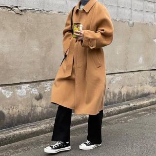 ディーホリック(dholic)のPOIK/wearable single handmade wool coat(ロングコート)