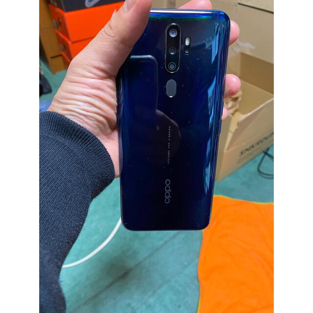 OPPO A5 2020 SIMフリー ブルー - スマートフォン本体
