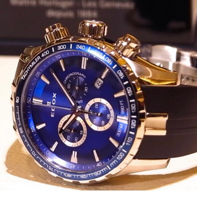 EDOXエドックスGRAND OCEANグランドオーシャンクロノグラフ