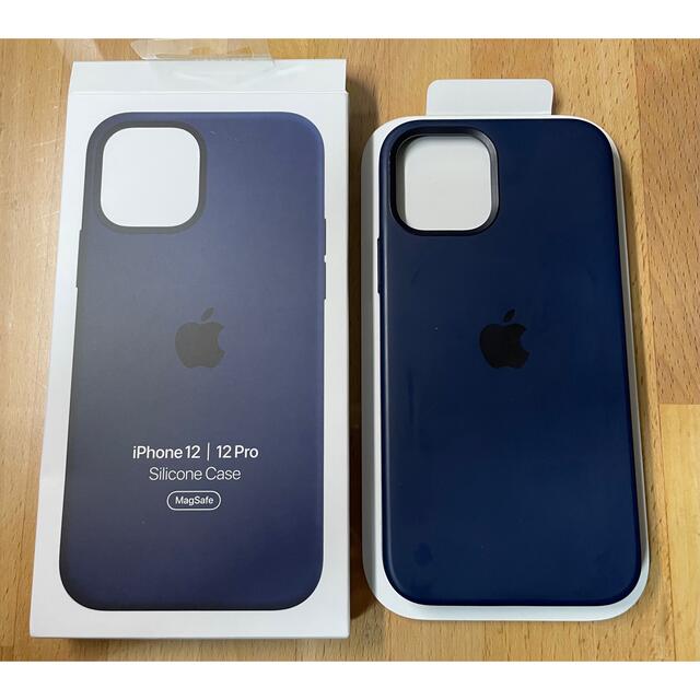 Apple(アップル)のiPhone12 シリコンケース　ブルー スマホ/家電/カメラのスマホアクセサリー(iPhoneケース)の商品写真