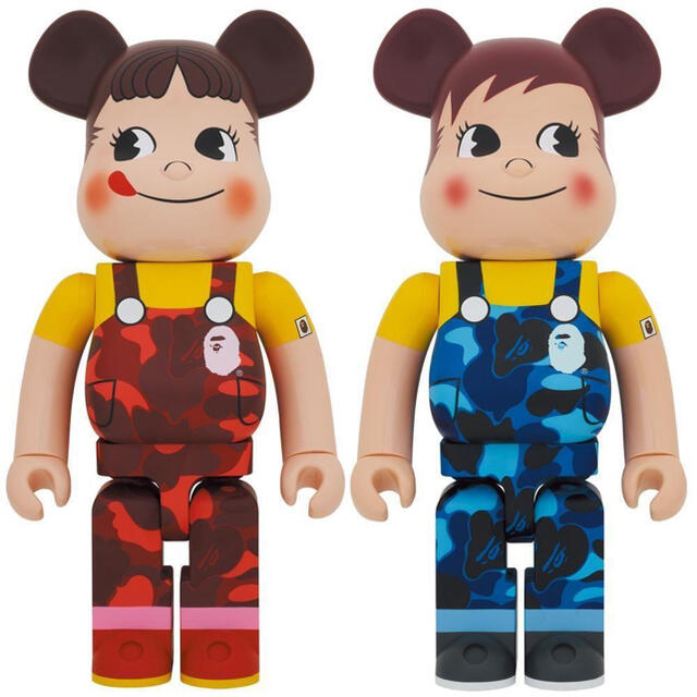 BE＠RBRICK BAPE(R) × ペコちゃん & ポコちゃん 1000%