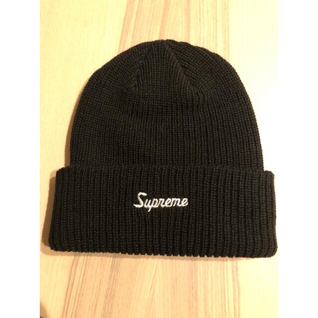 Supreme Loose Gauge Beanie Black 帽子 Supreme Loose Gauge Beanie Black 帽子