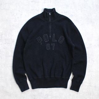 ポロラルフローレン(POLO RALPH LAUREN)のPOLO RALPH LAUREN ポロラルフローレン ハーフジップ デカロゴ(ニット/セーター)