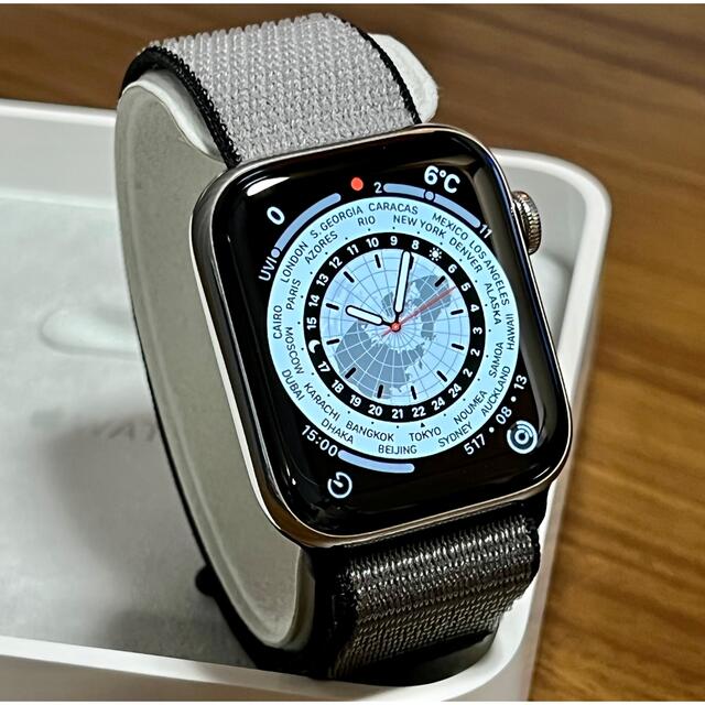 Apple Watch - 人気 Apple Watch Series 4 44mm シルバーステンレスの