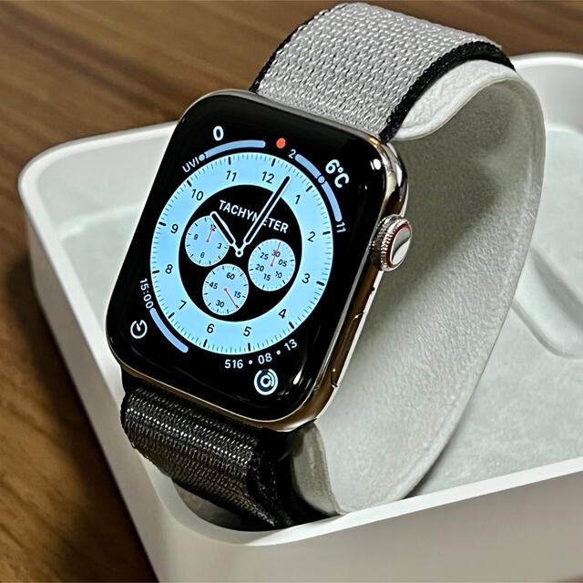 Apple Watch - 人気 Apple Watch Series 4 44mm シルバーステンレスの