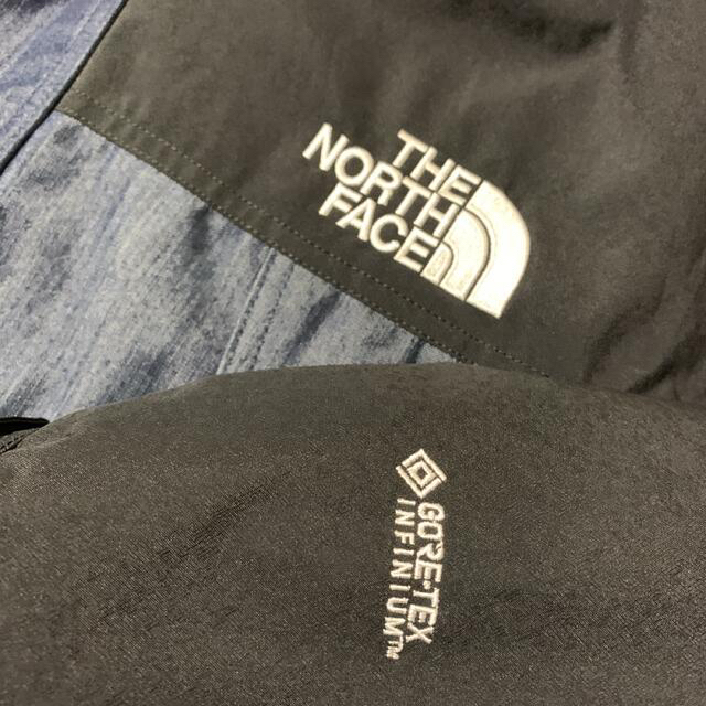 THE NORTH FACE(ザノースフェイス)のノースフェイス マウンテンライトデニムジャケット インディゴ M クリーニング済 メンズのジャケット/アウター(マウンテンパーカー)の商品写真