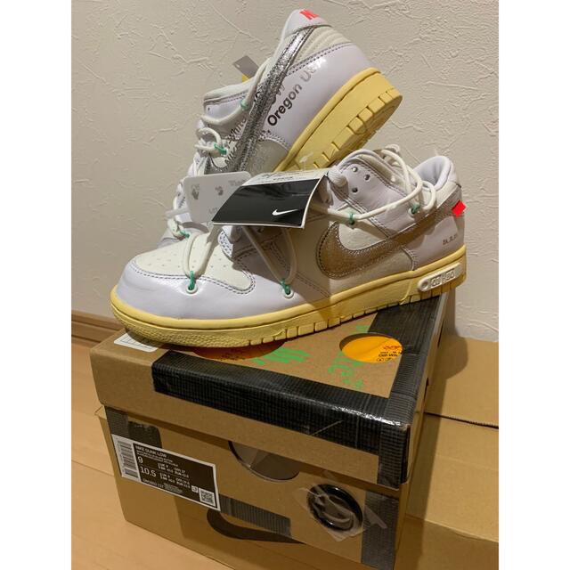 NIKE off-white ダンク LOW 1/50 27cm