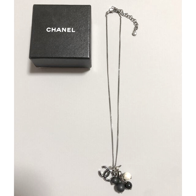 レディースCHANEL シャネル　ネックレス　ブラック　パール　プレゼント