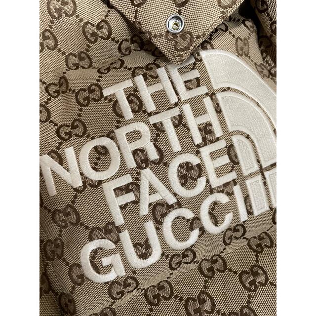Gucci(グッチ)のGUCCI NORTH FACE ノースフェイス グッチ　ダウン　サイズM メンズのジャケット/アウター(ダウンジャケット)の商品写真