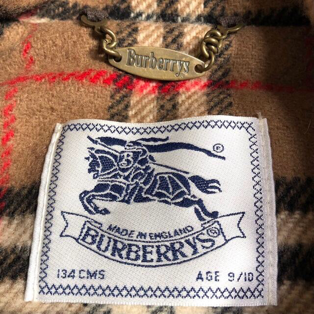 BURBERRY(バーバリー)の希少 BURBERRY 英国製 ノバチェック メルトン ウール ダッフルコート レディースのジャケット/アウター(ダッフルコート)の商品写真