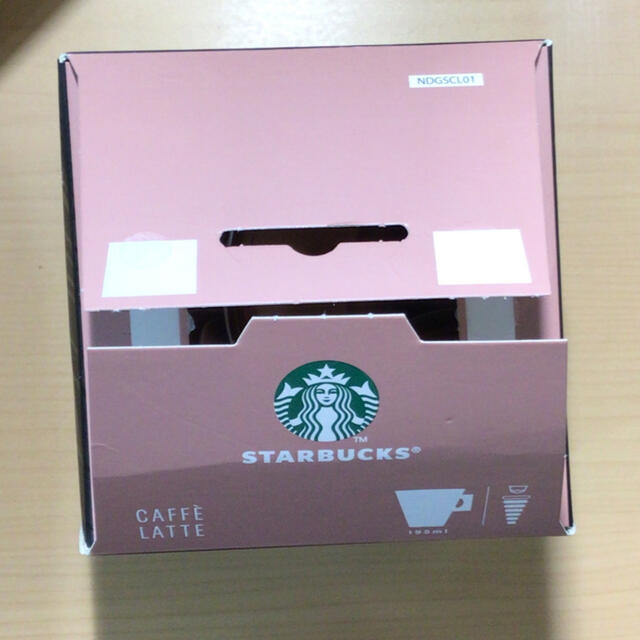 Starbucks Coffee(スターバックスコーヒー)のネスカフェドルチェグスト　カフェラテ　スターバックス　12個入り 食品/飲料/酒の飲料(コーヒー)の商品写真