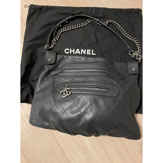 CHANEL レザーチェーン　ショルダーバッグ