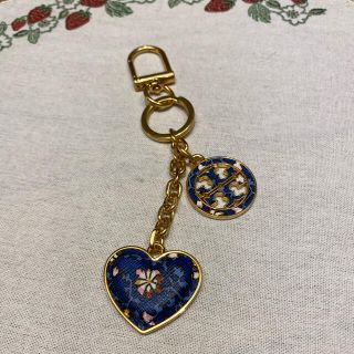 トリーバーチ(Tory Burch)のトリーバーチ　キーホルダー　花柄(キーホルダー)