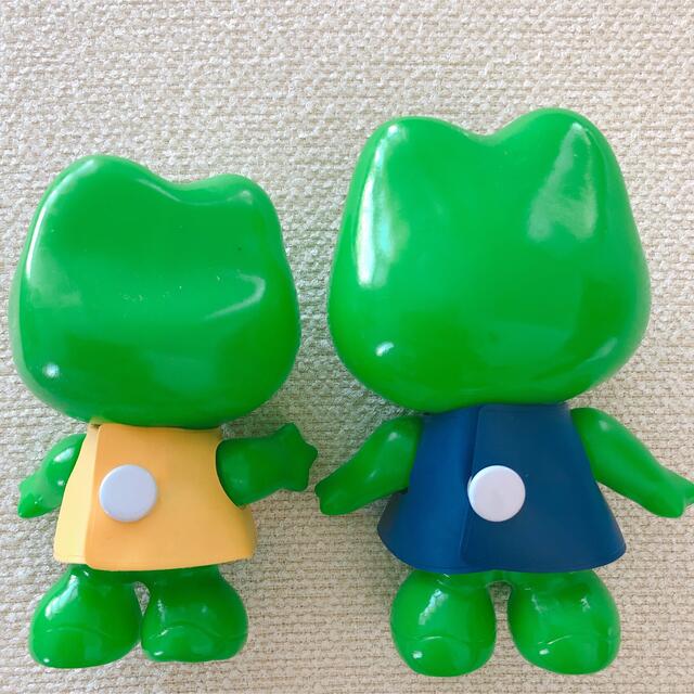 非売品⭐︎ケロちゃん＆コロちゃん　ソフビ人形 エンタメ/ホビーのコレクション(ノベルティグッズ)の商品写真