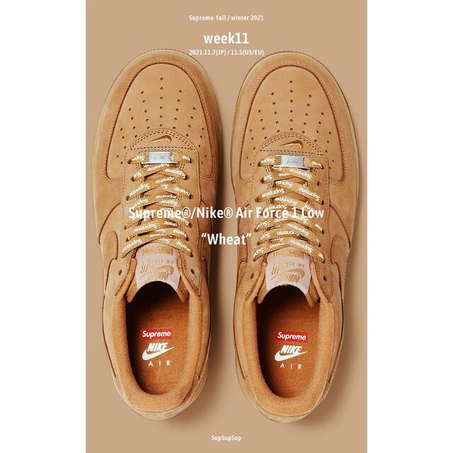 Supreme×Nike AF1 Low“Flax/Wheat” 新品-