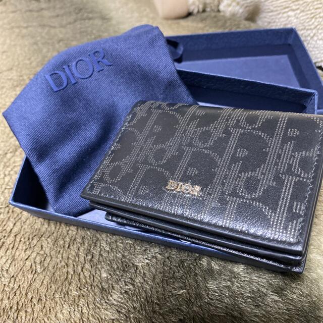 Dior(ディオール)の21年9月購入 DIOR オブリーク ジャカード ビジネス カードケース メンズのファッション小物(名刺入れ/定期入れ)の商品写真