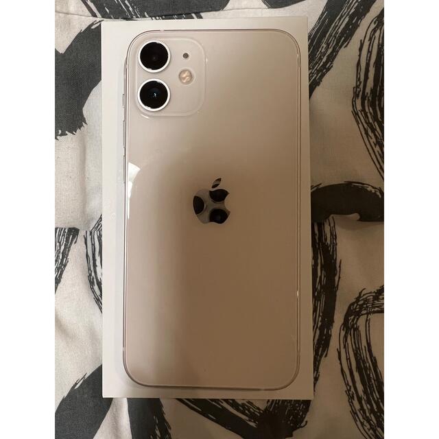 iPhone(アイフォーン)のアップル iPhone12 mini 128GB ホワイト sim free スマホ/家電/カメラのスマートフォン/携帯電話(スマートフォン本体)の商品写真