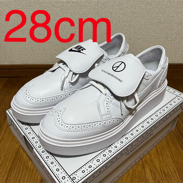 PEACEMINUSONE × Nike Kwondo1 White 28cm