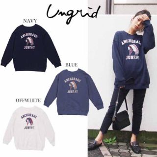 アングリッド(Ungrid)の☆ungrid 今期☆ANCHORAGEスウェット☆(トレーナー/スウェット)