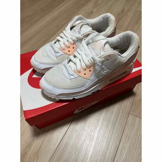 ナイキ(NIKE)のNIKE ナイキ AIR MAX90 エアマックス ホワイトピンク(スニーカー)