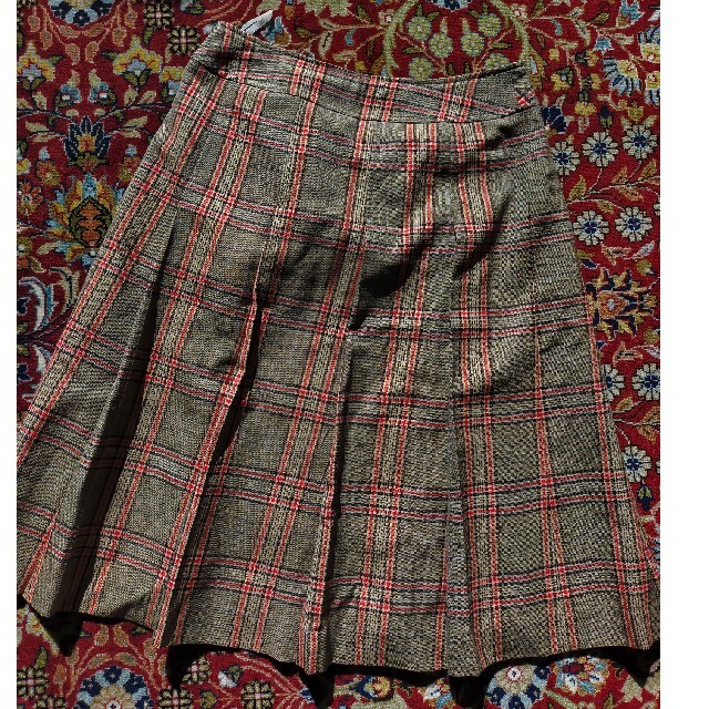 J.PRESS(ジェイプレス)の【J.PRESS】チェック　プリーツスカート レディースのスカート(ひざ丈スカート)の商品写真