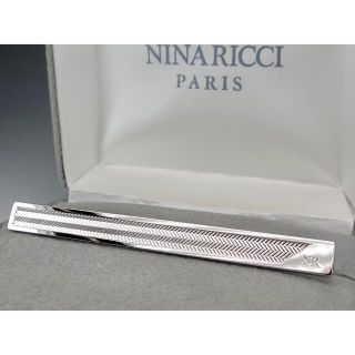 ニナリッチ(NINA RICCI)の未使用　ニナリッチ　シルバー　ネクタイピン　タイピン　タイバー　箱付き(ネクタイピン)