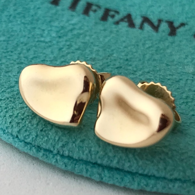 激安大特価！ Tiffany K18YGフルハートピアス Tiffany - Co. & ピアス