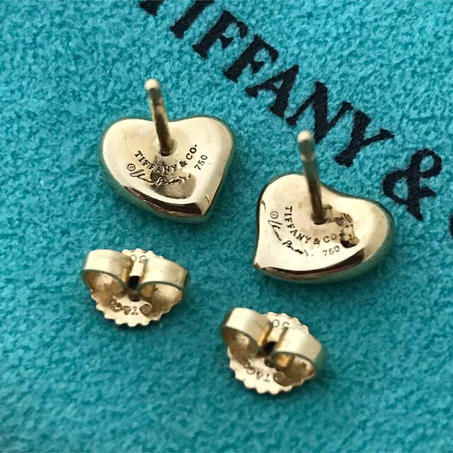 ティファニー Tiffany & Co. ピアス フル ハート K18YG