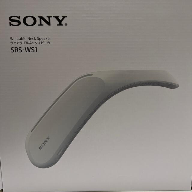 SONY(ソニー)のソニー SONY ウェアラブルネックスピーカー SRS-WS1 スマホ/家電/カメラのオーディオ機器(スピーカー)の商品写真