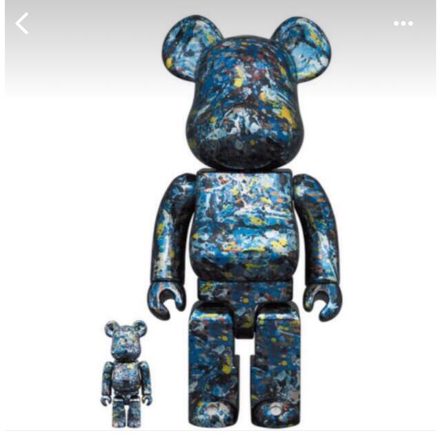 MEDICOM TOY(メディコムトイ)のBE@RBRICK Jackson Pollock 100％ & 400％ エンタメ/ホビーのフィギュア(その他)の商品写真