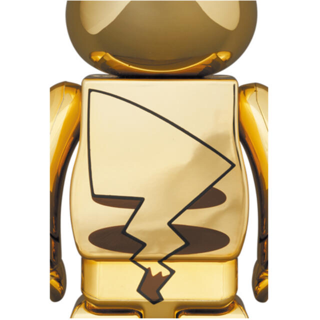 BE@RBRICK ピカチュウGOLDCHROMEVer.100％ & 400％フィギュア