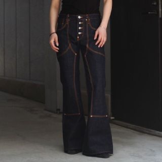 コモリ(COMOLI)のSUGARHILL 21AW Bell Bottom Denim Pants (デニム/ジーンズ)