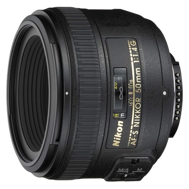 レンズ(単焦点)Nikon  単焦点 50㎜ f/1.4G【美品】