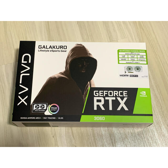 玄人志向 GALAKURO RTX3060 完品