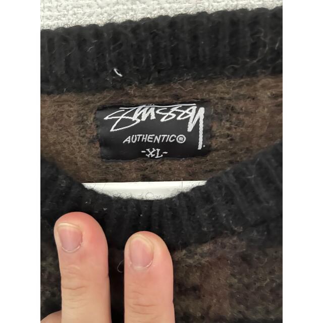 STUSSY(ステューシー)のStussy ステューシー ウール100％ チェック ニット　SS2386 レディースのトップス(ニット/セーター)の商品写真