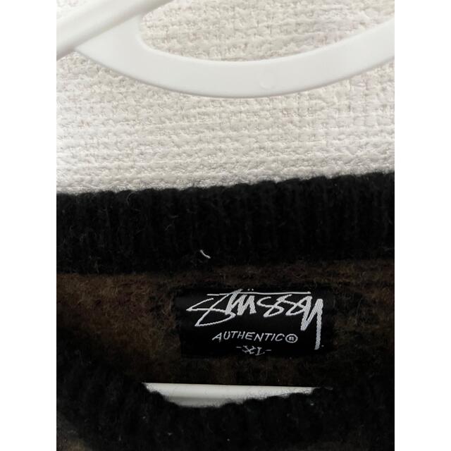 STUSSY(ステューシー)のStussy ステューシー ウール100％ チェック ニット　SS2386 レディースのトップス(ニット/セーター)の商品写真