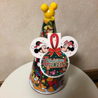 ディズニー2021クリスマス　ぬいば3種 +パフチョコレート缶