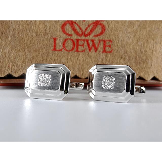 LOEWE(ロエベ)のロエベ　アナグラム　シルバー　９２５　ステップカット　カフス　カフリンクス メンズのファッション小物(カフリンクス)の商品写真