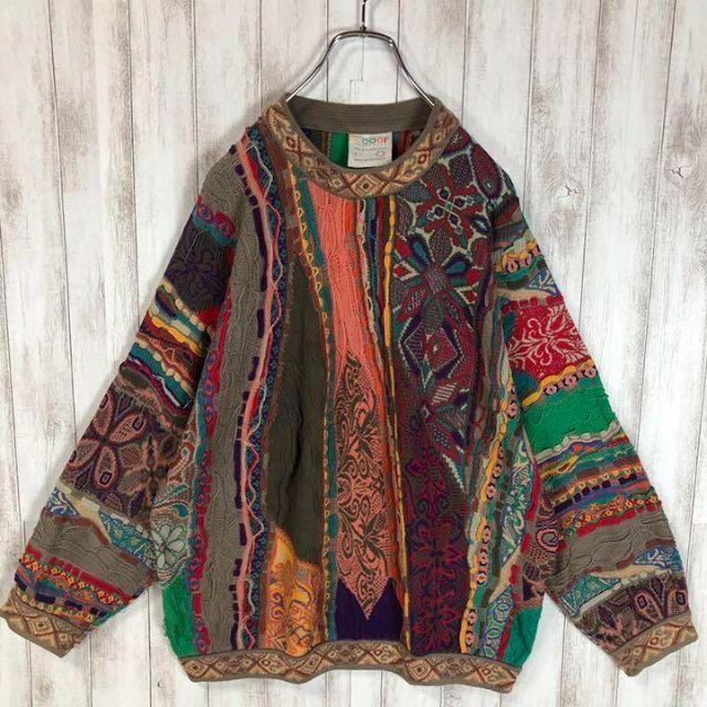 激レア】coogi クージー 立体 編込み 3Dニット 即完売モデル 希少