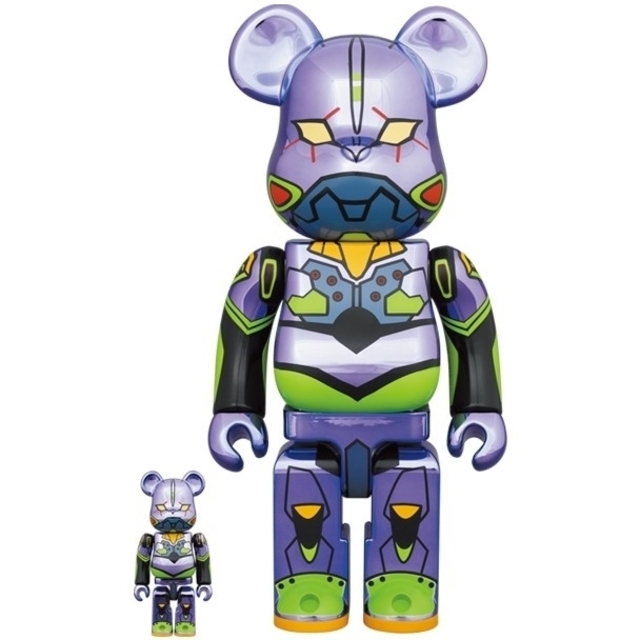 BE@RBRICK エヴァンゲリオン初号機 CHROME Ver. - mslmedical