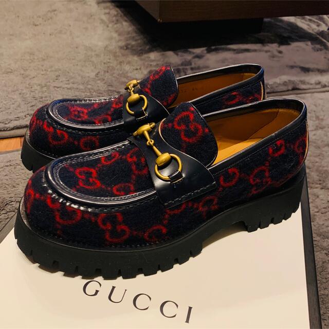 超美品 Gucci 厚底 ローファー ラグソール ホースビット GUCCI