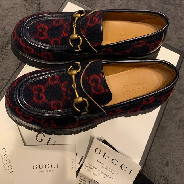 Gucci(グッチ)のGUCCI 厚底　ローファー　ラグソール　ホースビット メンズの靴/シューズ(スリッポン/モカシン)の商品写真