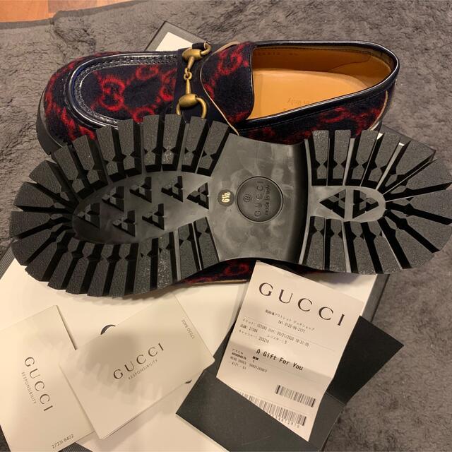 Gucci(グッチ)のGUCCI 厚底　ローファー　ラグソール　ホースビット メンズの靴/シューズ(スリッポン/モカシン)の商品写真