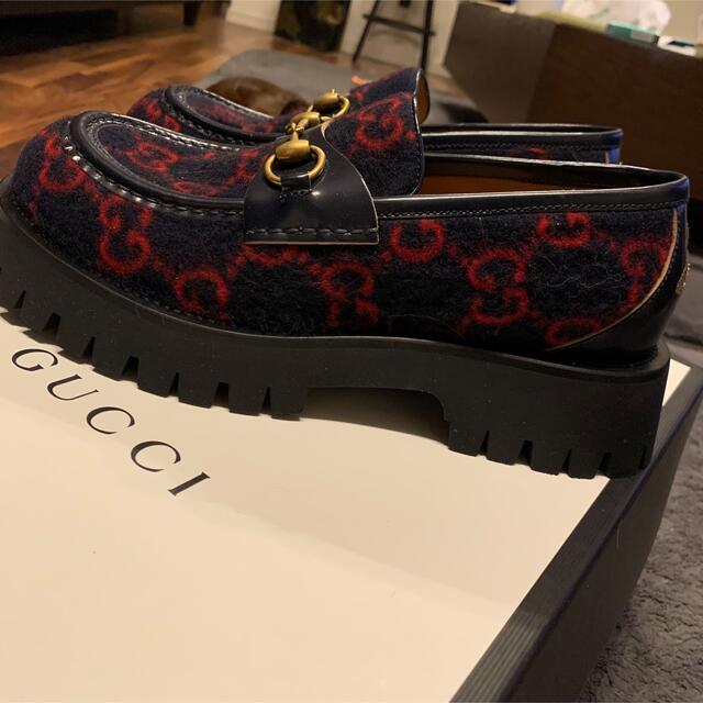 Gucci(グッチ)のGUCCI 厚底　ローファー　ラグソール　ホースビット メンズの靴/シューズ(スリッポン/モカシン)の商品写真