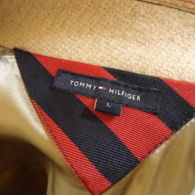 TOMMY HILFIGER(トミーヒルフィガー)のTOMMY HILFIGERトミーヒルフィガー♡毛混合袖口ファーロングコート レディースのジャケット/アウター(ロングコート)の商品写真