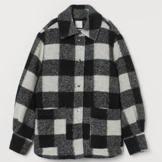 エイチアンドエム(H&M)のH&M ウール チェック柄 ジャケット(その他)