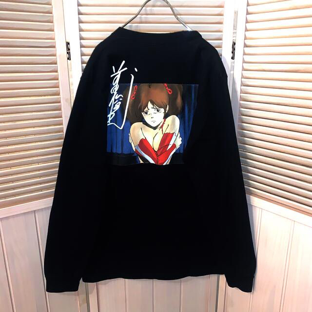 Supreme　Overfiend L/S Tee　ブラック　6分袖　L